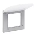 Niloe Step - ramka pojedyncza IP44- kolor aluminium