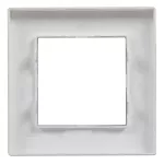 Niloe Step - ramka pojedyncza 1x - kolor aluminium szczotkowane