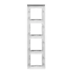 Niloe Step - ramka poczwórna 4x - kolor biały