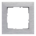 SUNO - Ramka - 1x, Aluminium szczotkowane