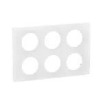 CELIANE 3 - RAMKA SZEŚCIOKROTNA SPECJALNA (2X3=2X6 MODUŁÓW) - KOLOR: BIEL EMALIOWANA