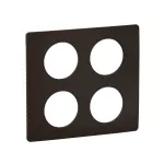 CELIANE 3 - RAMKA POCZWÓRNA SPECJALNA (2X2=2X4 MODUŁY) - KOLOR: CZERŃ MATOWA