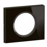 CELIANE 3 - RAMKA POJEDYNCZA (1X2 MODUŁY) - KOLOR: SZKŁO ONYX (CZARNE)