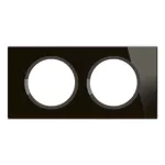 CELIANE 3 - RAMKA PODWÓJNA (2X2 MODUŁY) - KOLOR: SZKŁO ONYX (CZARNE)