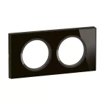CELIANE 3 - RAMKA PODWÓJNA (2X2 MODUŁY) - KOLOR: SZKŁO ONYX (CZARNE)