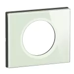 CELIANE 3 - RAMKA POJEDYNCZA (1X2 MODUŁY) - KOLOR: SZKŁO OPAL (BIAŁE)