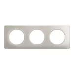 CELIANE 3 - RAMKA POTRÓJNA (3X2 MODUŁY) - KOLOR: ALUMINIUM SATYNOWE
