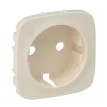 VALENA ALLURE - PLAKIETKA KREMOWA GNIAZDA POJEDYNCZEGO SCHUKO 2P+Z Z PODŚWIETLENIEM LED