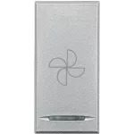 AXOLUTE MYHOME - KLAWISZ ''WENTYLATOR'' 1M ALUMINIUM, HC4915BC