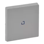 VALENA LIFE KLAWISZ DO ŁĄCZNIKA SCHODOWEGO PODŚWIETLANEGO ALUMINIUM 250 V~