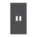 LIVING NOW - PLAKIETKA ŁADOWARKI USB - 2 MODUŁY - CZERŃ
