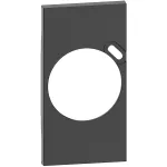 LIVING NOW - PLAKIETKA GNIAZDA 2P+Z + USB - 2 MODUŁY - CZERŃ
