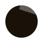 CELIANE 3 - PLAKIETKA ŁĄCZNIKA / PRZYCISKU RING - KOLOR: SZKŁO ONYX (CZARNE)
