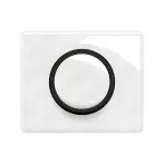 CELIANE 3 - PLAKIETKA ŁĄCZNIKA / PRZYCISKU RING - KOLOR: PORCELANA Z LIMOGES