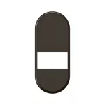 CELIANE 3 - PLAKIETKA GNIAZDA GOLARKI - KOLOR: CZARNY