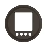 CELIANE 3 - PLAKIETKA ŁĄCZNIKA CZASOWEGO PROGRAMOWALNEGO - KOLOR: CZARNY