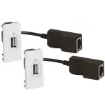 MOSAIC - Wzmacniacz sygnału USB - 1 modułowy - Biały