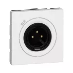 MOSAIC GNIAZDO AUDIO XLR-3 - 2 MODUŁY BIAŁE MĘSKIE NEUTRIK