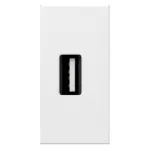 MOSAIC GNIAZDO USB - 1 MODUŁ BIAŁE ŻEŃSKIE