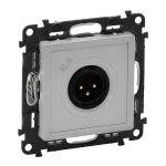 VALENA LIFE GNIAZDO MĘSKIE XLR 3-BIEGUNOWE ALUMINIUM