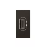 MOSAIC- GNIAZDO HDMI TYPU A Z PRZEWODEM ANTRACYT
