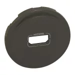 CELIANE - PLAKIETKA DO GNIAZD HDMI GRAFITOWA