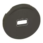 CELIANE - PLAKIETKA GNIAZDA USB GRAFITOWA