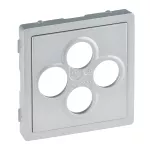VALENA LIFE PLAKIETKA GNIAZDA TV-RD-SAT-SAT ALUMINIUM