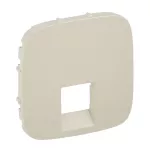 VALENA ALLURE - PLAKIETKA KREMOWA GNIAZDA POJEDYNCZEGO RJ11 LUB RJ45