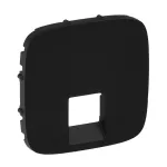 VALENA ALLURE - PLAKIETKA CZARNA GNIAZDA RJ11 LUB RJ45