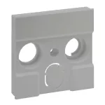Niloe Step - plakietka gniazda TV zewnętrznych producentów - 3 otwory- kolor aluminium