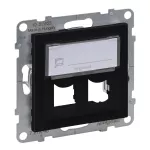 SUNO - Adapter SYSTIMAX podwójny, Czarny