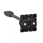 CELIANE 3 - MECHANIZM: GNIAZDO USB A 2.0 TRANSMISYJNE Z PRZEWODEM PODŁĄCZENIOWYM