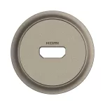 CELIANE 3 - PLAKIETKA GNIAZDA HDMI - KOLOR: TYTAN