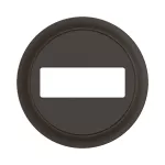 CELIANE 3 - PLAKIETKA GNIAZDA ŚWIATŁOWODOWEGO - KOLOR: CZARNY