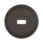 CELIANE 3 - PLAKIETKA GNIAZDA USB A 2.0 TRANSMISYJNEGO - KOLOR: CZARNY