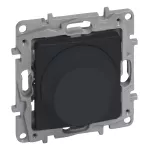 NILOE SELECTION - ŚCIEMNIACZ OBROTOWY 300 W - 2 PRZEWODOWY (DO OBCIĄŻEŃ RLC ORAZ DO LAMP LED) ANTRACYT