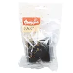SUNO - Ściemniacz obrotowy - 240 V~ - 50 Hz - 5 - 75 W ( 10 lamp maks.) dla lamp LED z opcją ściemniania - bez zacisku neutralnego, Czarny