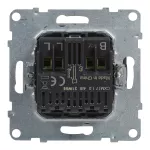 SUNO - Ściemniacz obrotowy - 240 V~ - 50 Hz - 5 - 75 W ( 10 lamp maks.) dla lamp LED z opcją ściemniania - bez zacisku neutralnego, Biały
