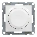 SUNO - Ściemniacz obrotowy - 240 V~ - 50 Hz - 5 - 75 W ( 10 lamp maks.) dla lamp LED z opcją ściemniania - bez zacisku neutralnego, Biały