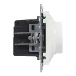 SUNO - Ściemniacz obrotowy - 240 V~ - 50 Hz - 5 - 75 W ( 10 lamp maks.) dla lamp LED z opcją ściemniania - bez zacisku neutralnego, Biały