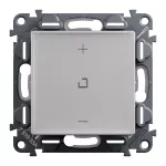 VALENA LIFE - ŚCIEMNIACZ PRZYCISKOWY Z ZACISKIEM NEUTRALNYM 150 W ALUMINIUM