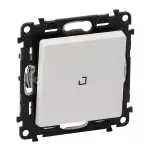 VALENA LIFE PRZYCISK PRZEŁĄCZY NO/NC PODŚWIETLANY BIAŁY 6 A - 250 V~