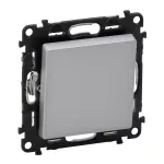 VALENA LIFE PRZYCISK PRZEŁĄCZY NO/NC ALUMINIUM 6 A - 250 V~