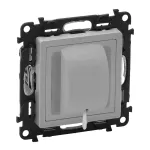 VALENA LIFE PRZYCISK PRZEŁĄCZY CIĘGNOWY NO/NC ALUMINIUM 6 A - 250 V~