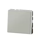 MOSAIC PRZYCISK JEDNOBIEGUNOWY - 2 MODUŁY ALUMINIUM 6X-250V~