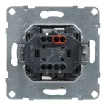 SUNO - Przycisk pojedynczy - 6 A - 250 V~ - zaciski automatyczne, Biały