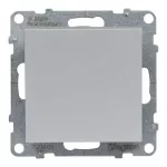 SUNO - Przycisk pojedynczy - 6 A - 250 V~ - zaciski automatyczne, Aluminium