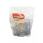 SUNO - Przycisk pojedynczy z podświetleniem - 6 A - 250 V~ - zaciski automatyczne, Aluminium
