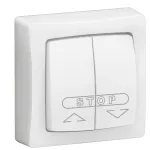 OTEO - PRZYCISK STEROWANIA ROLETAMI (BLOKADA ELEKTRYCZNA) BIAŁY 6A-250V~